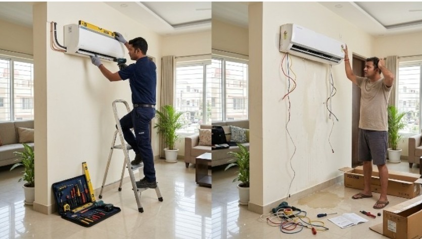 Benefits of Professional AC Installation vs DIY Installation